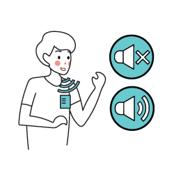 Use assistive technology correctly (Example: muting/unmuting FM system when needed)